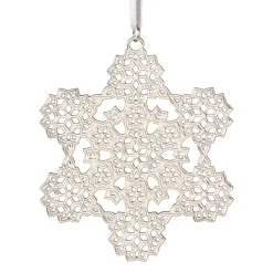 Outlet The Met Store 2024 Sterling Silver Snowflake Ornament