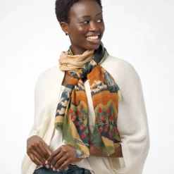 Hot The Met Store American Folk Art Landscape Oblong Scarf