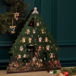 New The Met Store Angel Tree Wooden Advent Calendar