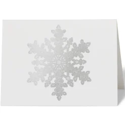 Outlet The Met Store Bentley: Snow Crystal Fine Holiday Cards with Lined Envelopes and Foil Seals