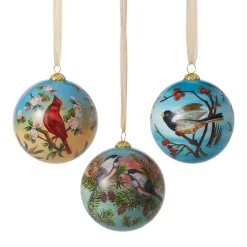 Online The Met Store Birds of America Hand-Painted Glass Ornament Set