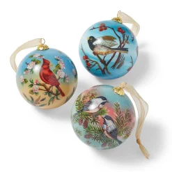 Online The Met Store Birds of America Hand-Painted Glass Ornament Set