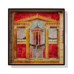 Clearance The Met Store Boscoreale Fresco Wood Lacquer Tray