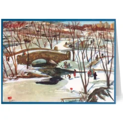 Best The Met Store Brockman: Park in Winter Holiday Cards
