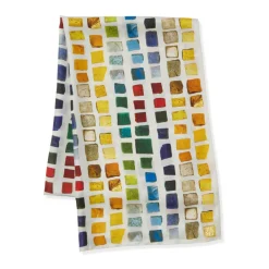 New The Met Store Byzantine Tesserae Oblong Silk Scarf