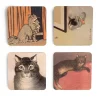 Online The Met Store Cats Coasters