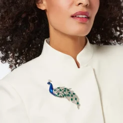 Outlet The Met Store Chelsea Peacock Brooch