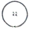 New The Met Store Chelsea Peacock Pearl Necklace and Drop Earrings Set