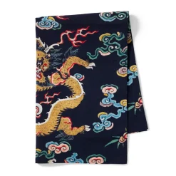 New The Met Store Chinese Dragon Rank Badge Tea Towel
