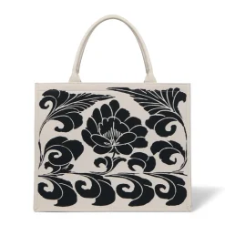 The Met Store Chinese Peony Oversize Structured Tote
