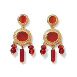 Sale The Met Store Classical Carnelian Chandelier Earrings
