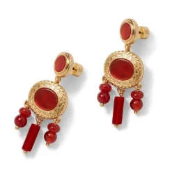 Sale The Met Store Classical Carnelian Chandelier Earrings