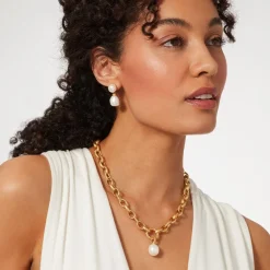 Hot The Met Store Cypriot Twist Pearl Chain Pendant Necklace