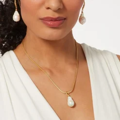 Best The Met Store Cypriot Twist Pearl Pendant Necklace