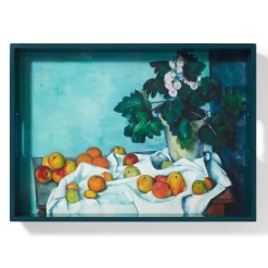 Outlet The Met Store Cézanne Apples and Primroses Rectangular Lacquer Tray