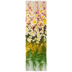 Clearance The Met Store Daisy Garden Marbled Paper Oblong Silk Scarf