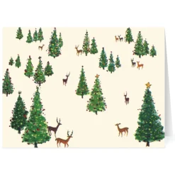 The Met Store Dehn: Christmas Tree Forest Holiday Cards