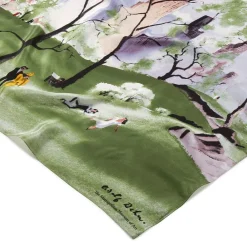 New The Met Store Dehn Spring in Central Park Square Silk Scarf