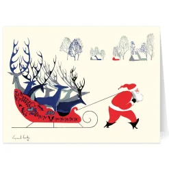 Discount The Met Store Earle: Santa and Deer Holiday Cards