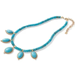 Clearance The Met Store Egyptian Hathor Turquoise Multi-Drop Necklace