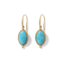Hot The Met Store Egyptian Hathor Turquoise Drop Earrings