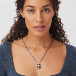 The Met Store Egyptian Heart Scarab Pendant Necklace