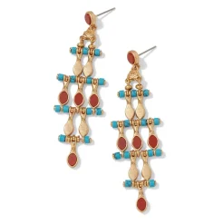 Discount The Met Store Egyptian Nefer Amulet Chandelier Earrings