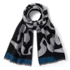 Online The Met Store Egyptian Swirled Glass Unisex Oblong Jacquard Scarf