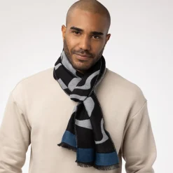 Online The Met Store Egyptian Swirled Glass Unisex Oblong Jacquard Scarf