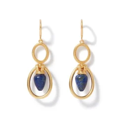 New The Met Store Etruscan Lapis Double-Drop Earrings