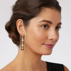 Discount The Met Store European Buckle Enamel Drop Earrings