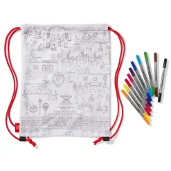 Sale The Met Store Favorite Galleries of The Met Color & Learn Washable Kids' Drawstring Backpack