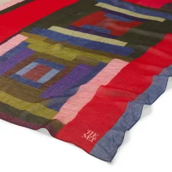 Discount The Met Store Gee's Bend Pettway Quilt Design Oblong Silk Scarf