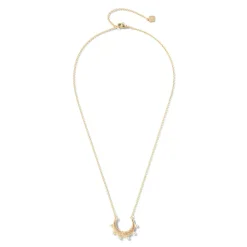 Sale The Met Store Hammered Crescent Pearl Pendant Necklace