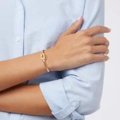 The Met Store Herakles Knot Hinged Bangle