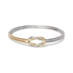 The Met Store Herakles Knot Hinged Bangle