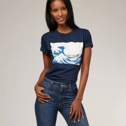 Sale The Met Store Hokusai Great Wave Tee White