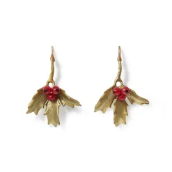 Hot The Met Store Holly Berry Jade Drop Earrings