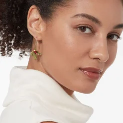 Hot The Met Store Holly Berry Jade Drop Earrings