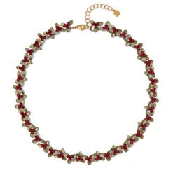 Discount The Met Store Holly Berry Jade Statement Necklace