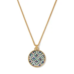 Outlet The Met Store Iznik Cintamani Enamel Pendant Necklace