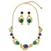 Hot The Met Store Japanese Imari Collar Necklace and Linear Drop Earrings Set