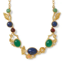 Hot The Met Store Japanese Imari Collar Necklace and Linear Drop Earrings Set