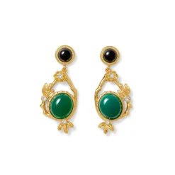New The Met Store Japanese Imari Statement Drop Earrings