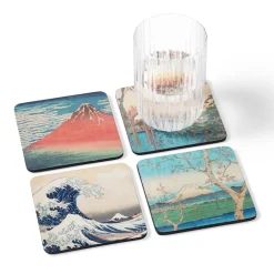 Hot The Met Store Japanese Prints Coasters