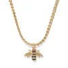 The Met Store Jeweled Bee Pendant Necklace