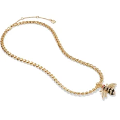 The Met Store Jeweled Bee Pendant Necklace