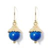 The Met Store Lotus Bead Drop Earrings