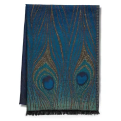 Outlet The Met Store Louis C. Tiffany Peacock Feather Wool-Blend Shawl