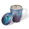 Online The Met Store Louis C. Tiffany Peacock Feather Covered Mug with Tea Infuser